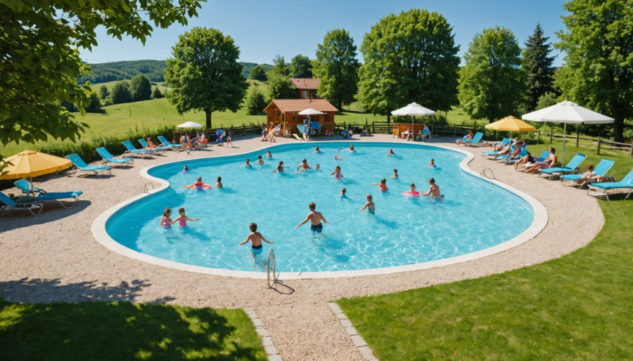 De beste kindvriendelijke campings met zwembad in de auvergne